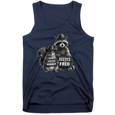 Justice For Peanut The Squirrel And Fred The Raccoon Tank Top