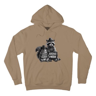 Justice For Peanut The Squirrel And Fred The Raccoon Hoodie