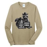 Justice For Peanut The Squirrel And Fred The Raccoon Tall Long Sleeve T-Shirt