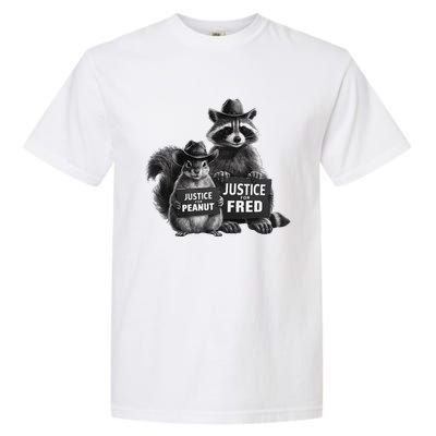 Justice For Peanut The Squirrel And Fred The Raccoon Garment-Dyed Heavyweight T-Shirt