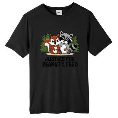 Justice For Peanut The Squirrel And Fred The Raccon Tall Fusion ChromaSoft Performance T-Shirt