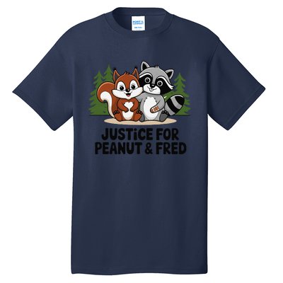 Justice For Peanut The Squirrel And Fred The Raccon Tall T-Shirt