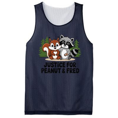 Justice For Peanut The Squirrel And Fred The Raccon Mesh Reversible Basketball Jersey Tank