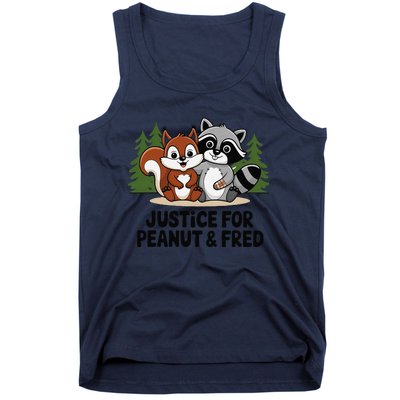 Justice For Peanut The Squirrel And Fred The Raccon Tank Top