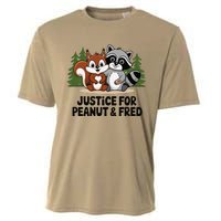 Justice For Peanut The Squirrel And Fred The Raccon Cooling Performance Crew T-Shirt