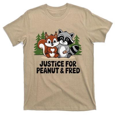 Justice For Peanut The Squirrel And Fred The Raccon T-Shirt