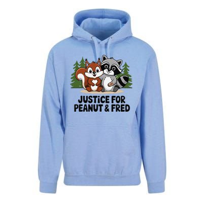 Justice For Peanut The Squirrel And Fred The Raccon Unisex Surf Hoodie