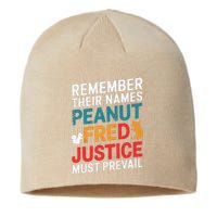 Justice For Peanut And Fred Peanut Squirrel Fred Raccoon Sustainable Beanie