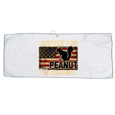 Justice For Peanut The Squirrel Peanut Squirrel Large Microfiber Waffle Golf Towel