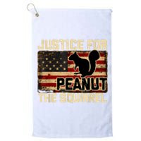 Justice For Peanut The Squirrel Peanut Squirrel Platinum Collection Golf Towel