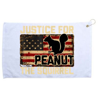 Justice For Peanut The Squirrel Peanut Squirrel Grommeted Golf Towel