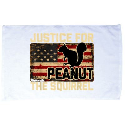 Justice For Peanut The Squirrel Peanut Squirrel Microfiber Hand Towel