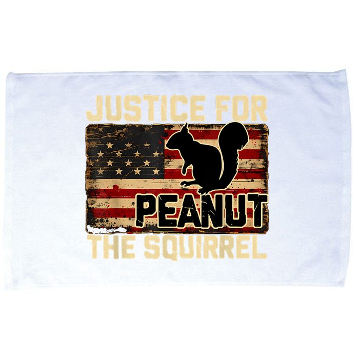 Justice For Peanut The Squirrel Peanut Squirrel Microfiber Hand Towel