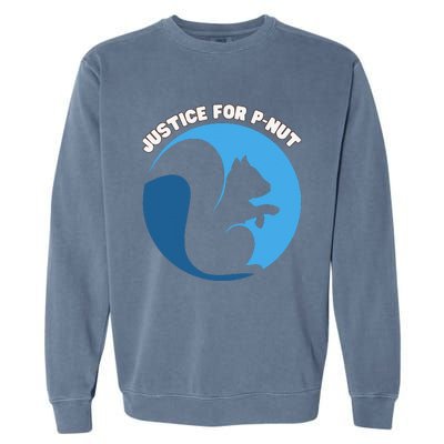 Justice For Peanut The Squirrel Wanted Garment-Dyed Sweatshirt