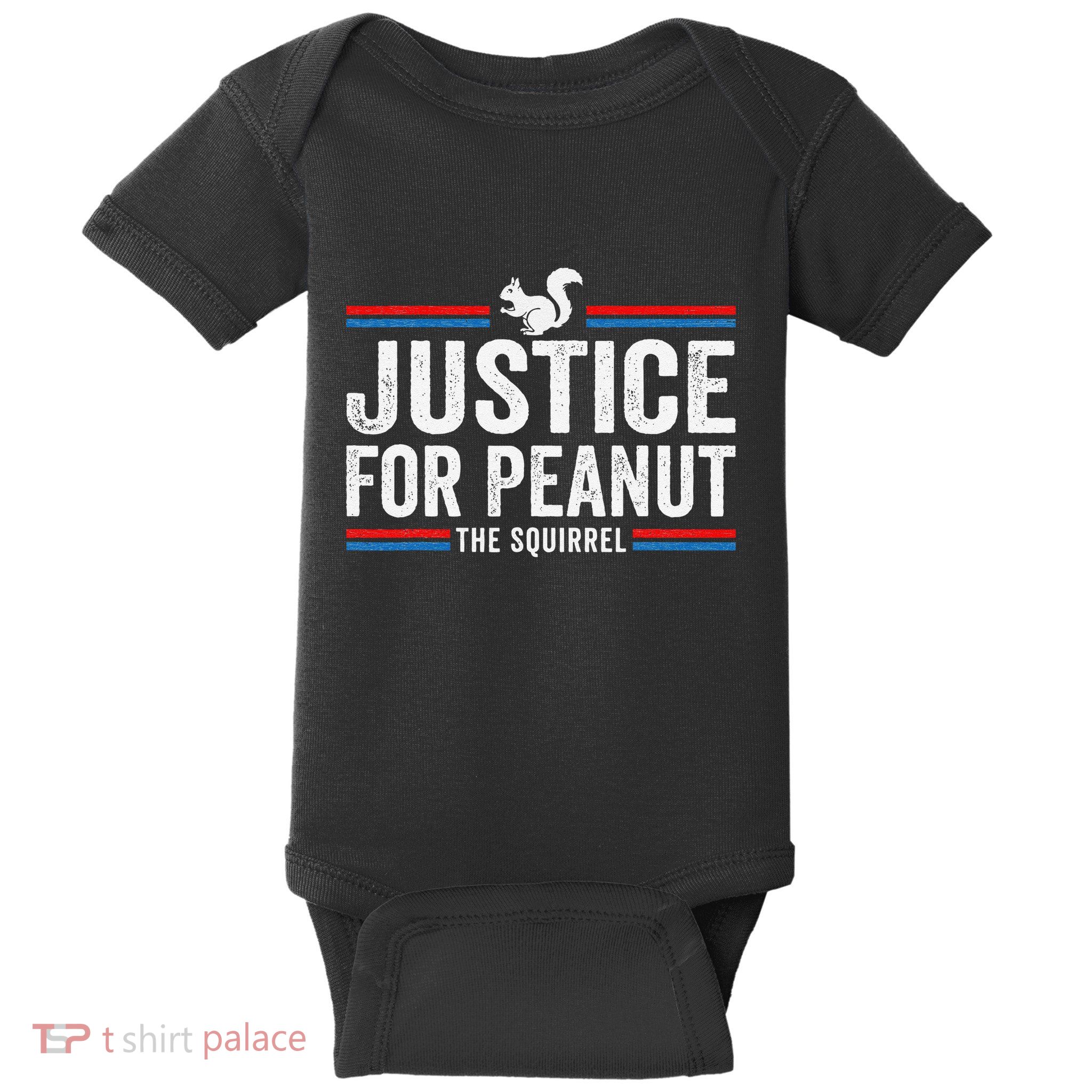 Justice For Peanut The Squirrel Peanut Squirrel Baby Bodysuit