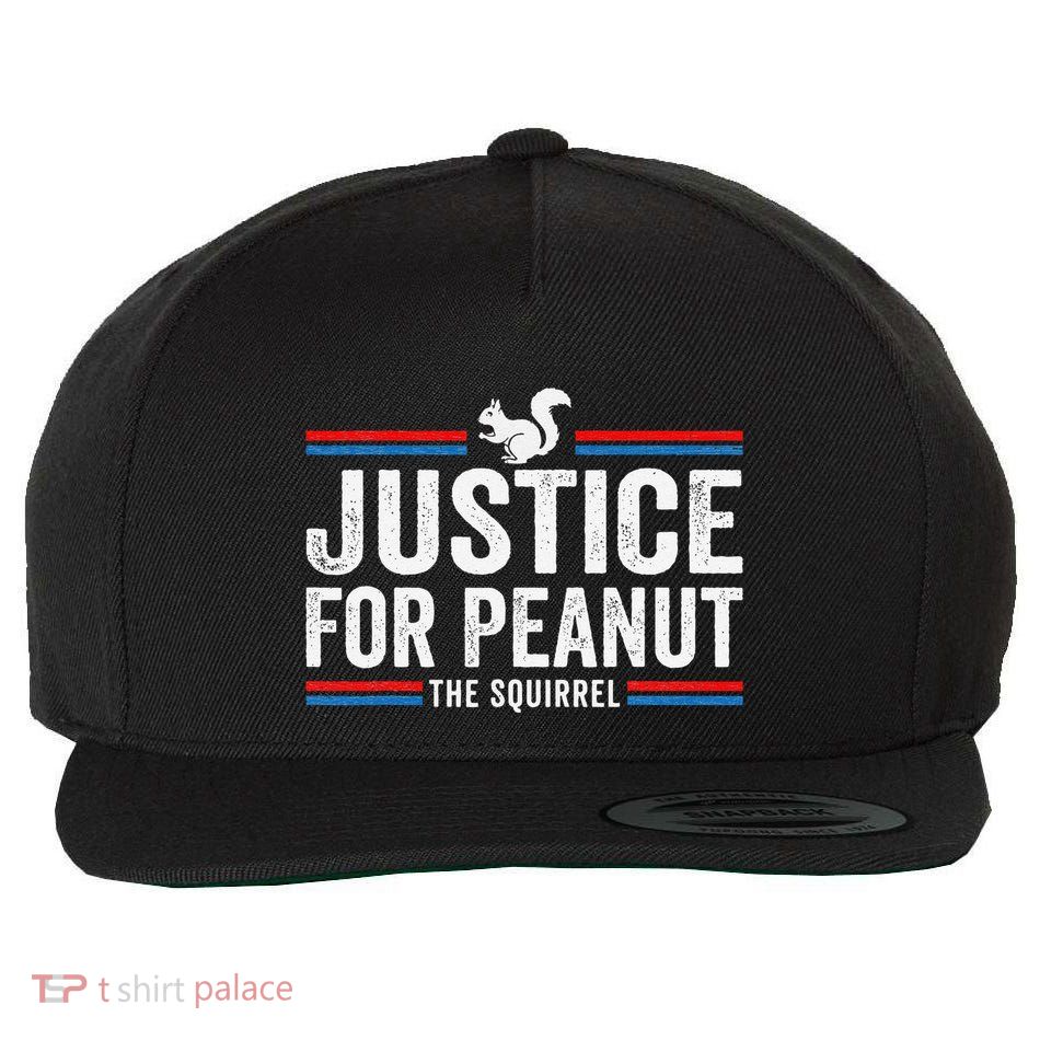 Justice For Peanut The Squirrel Peanut Squirrel Wool Snapback Cap