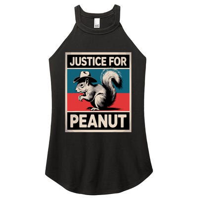 Justice For Peanut The Squirrel The Squirrel Pnut Women's Perfect Tri Rocker Tank