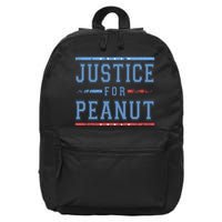 Justice For Peanut The Squirrel Usa Flag 16 in Basic Backpack