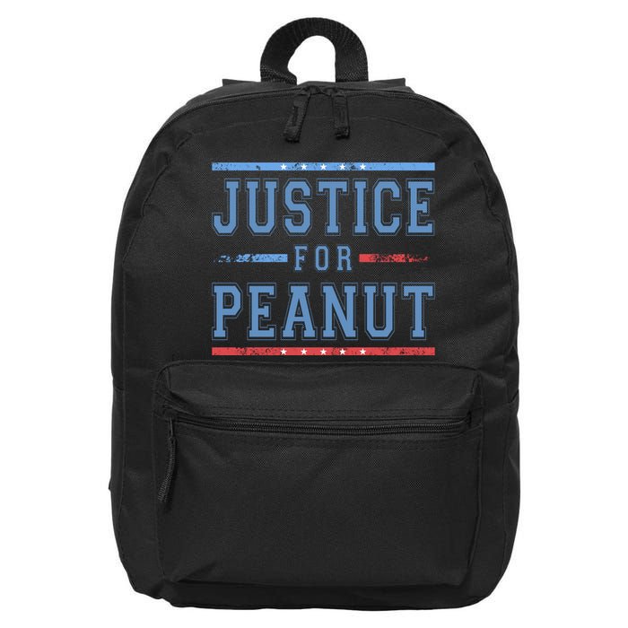 Justice For Peanut The Squirrel Usa Flag 16 in Basic Backpack