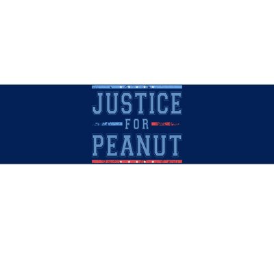 Justice For Peanut The Squirrel Usa Flag Bumper Sticker