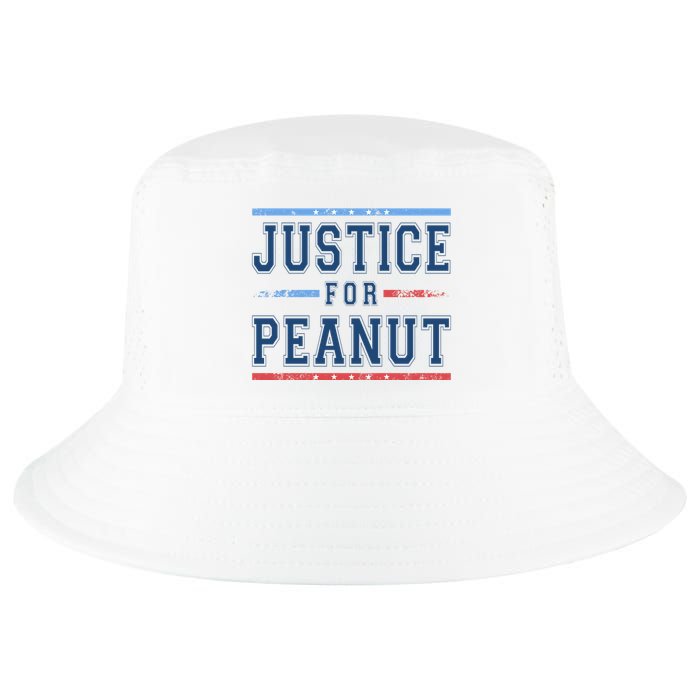 Justice For Peanut The Squirrel Usa Flag Cool Comfort Performance Bucket Hat