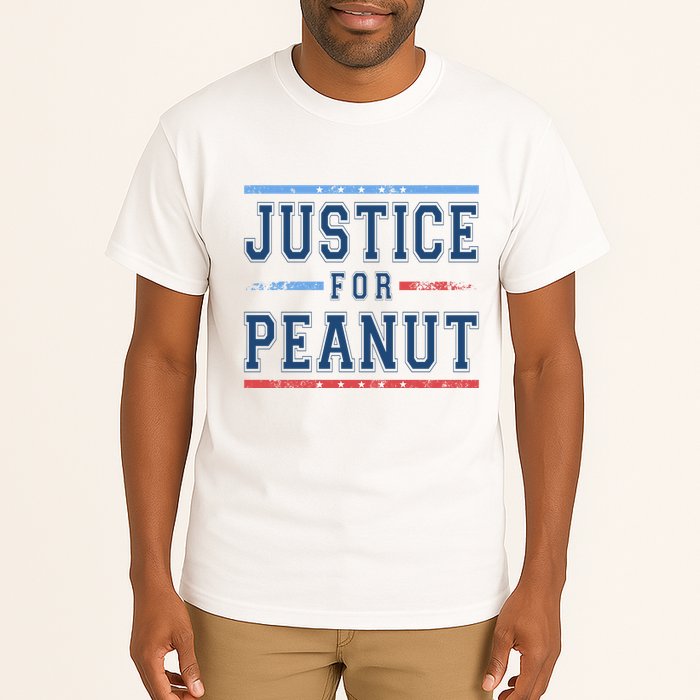 Justice For Peanut The Squirrel Usa Flag Tall T-Shirt