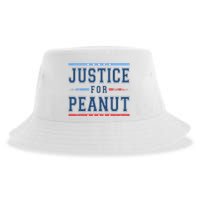 Justice For Peanut The Squirrel Usa Flag Sustainable Bucket Hat