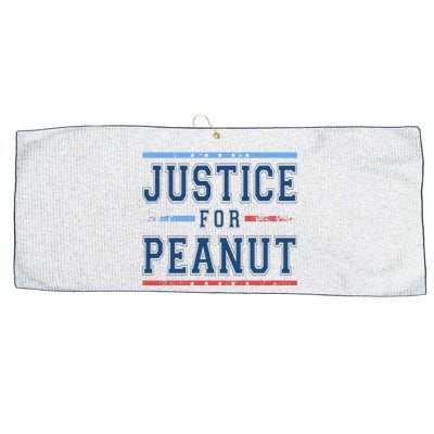 Justice For Peanut The Squirrel Usa Flag Large Microfiber Waffle Golf Towel