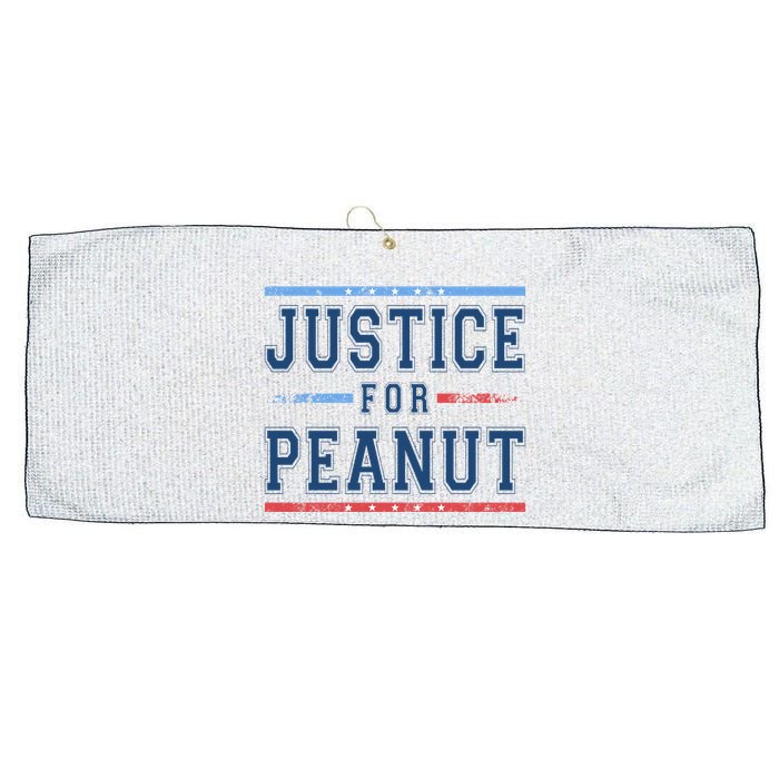 Justice For Peanut The Squirrel Usa Flag Large Microfiber Waffle Golf Towel