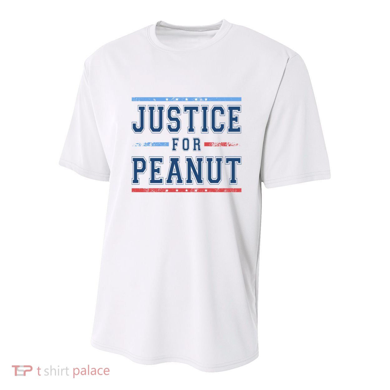 Justice For Peanut The Squirrel Usa Flag Youth Performance Sprint T-Shirt