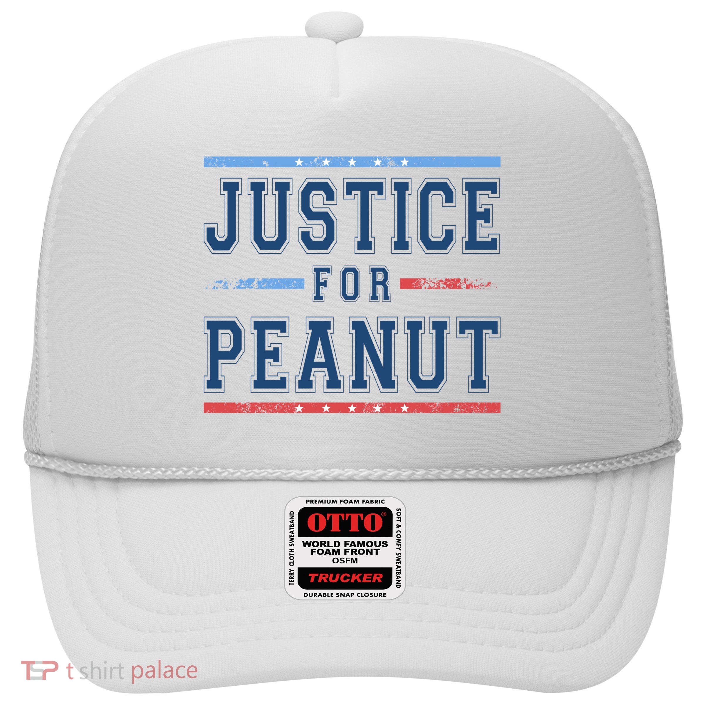 Justice For Peanut The Squirrel Usa Flag Trucker Hat