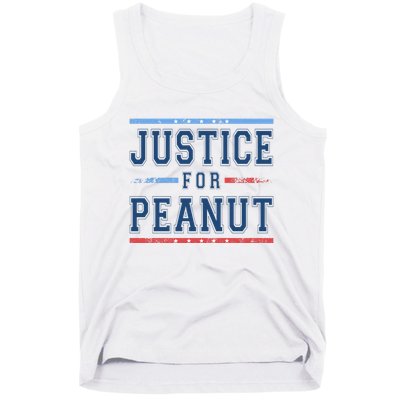 Justice For Peanut The Squirrel Usa Flag Tank Top