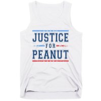 Justice For Peanut The Squirrel Usa Flag Tank Top