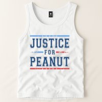 Justice For Peanut The Squirrel Usa Flag Tank Top