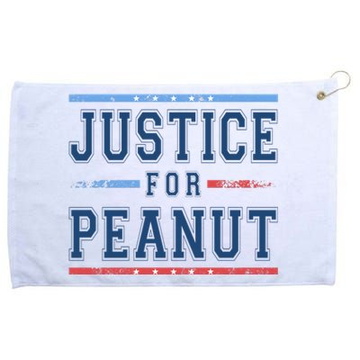 Justice For Peanut The Squirrel Usa Flag Grommeted Golf Towel