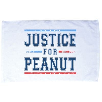 Justice For Peanut The Squirrel Usa Flag Microfiber Hand Towel