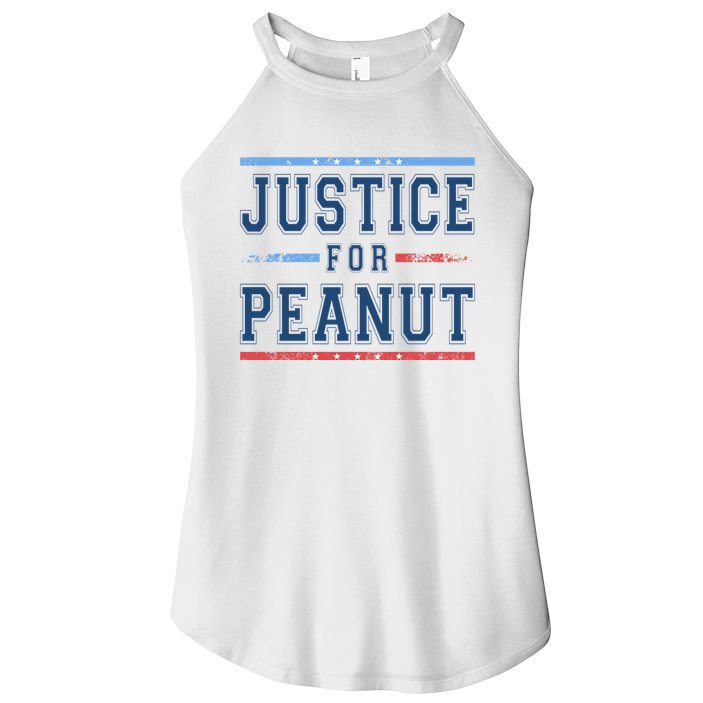 Justice For Peanut The Squirrel Usa Flag Women's Perfect Tri Rocker Tank