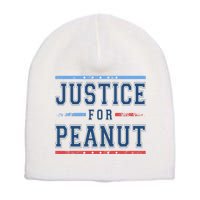 Justice For Peanut The Squirrel Usa Flag Short Acrylic Beanie