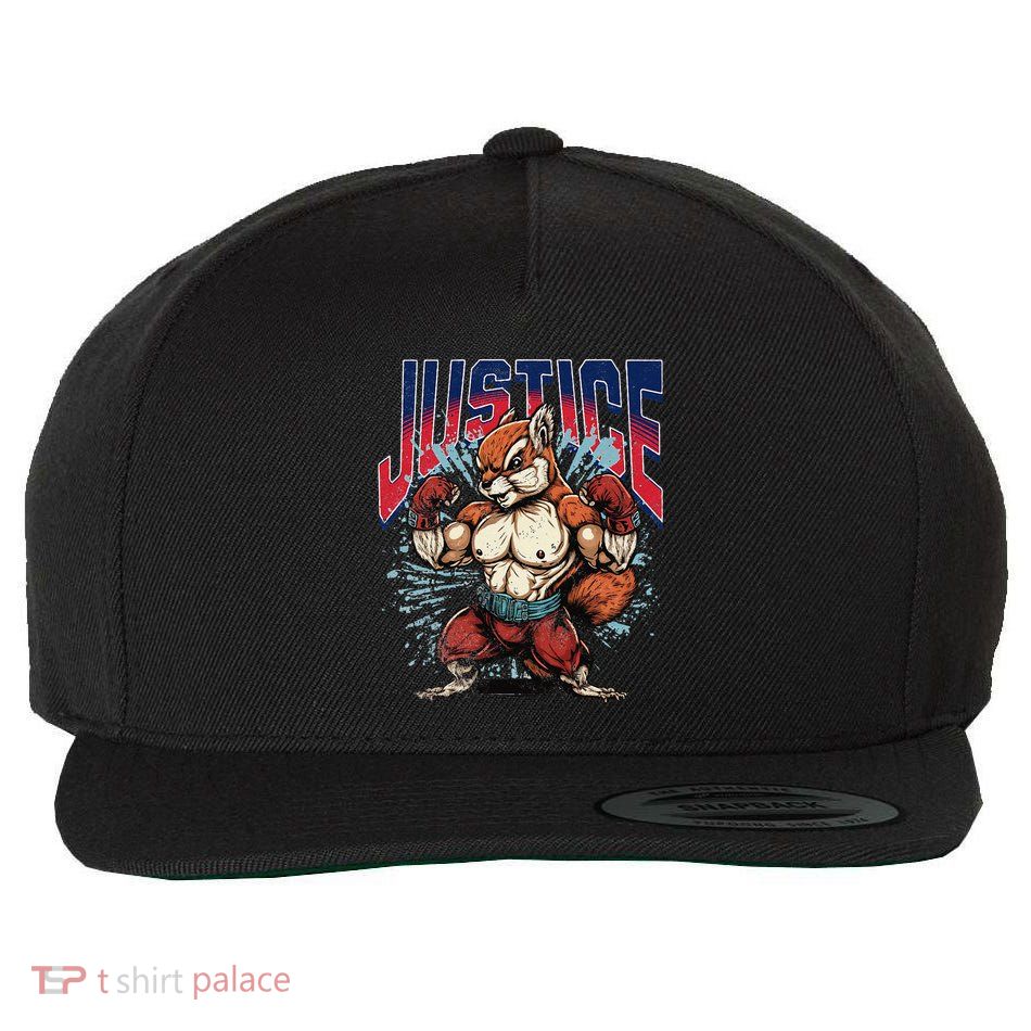 Justice For Peanut The Squirrel Pnut Wool Snapback Cap