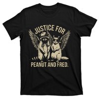 Justice For Peanut And Fred Peanut Squirrel Fred Raccoon Gift T-Shirt