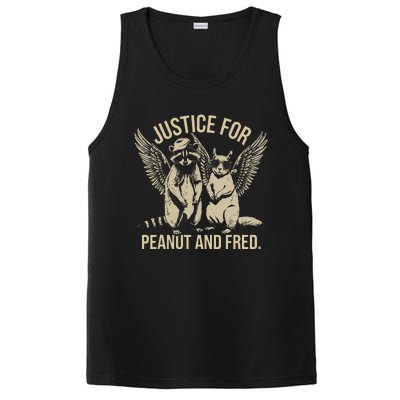 Justice For Peanut And Fred Peanut Squirrel Fred Raccoon Gift PosiCharge Competitor Tank