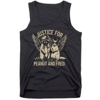 Justice For Peanut And Fred Peanut Squirrel Fred Raccoon Gift Tank Top