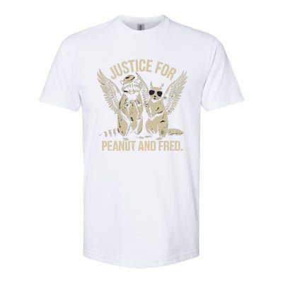 Justice For Peanut And Fred Peanut Squirrel Fred Raccoon Gift Softstyle CVC T-Shirt