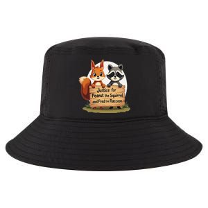 Justice For Peanut The Squirrel And Fred The Raccoon Gift Cool Comfort Performance Bucket Hat