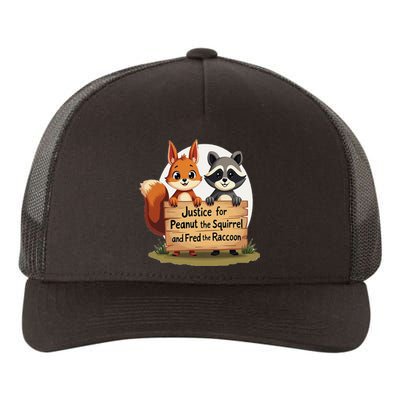 Justice For Peanut The Squirrel And Fred The Raccoon Gift Yupoong Adult 5-Panel Trucker Hat