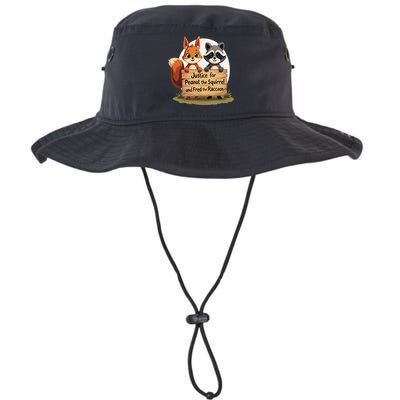 Justice For Peanut The Squirrel And Fred The Raccoon Gift Legacy Cool Fit Booney Bucket Hat