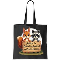 Justice For Peanut The Squirrel And Fred The Raccoon Gift Tote Bag