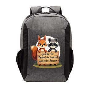 Justice For Peanut The Squirrel And Fred The Raccoon Gift Vector Backpack