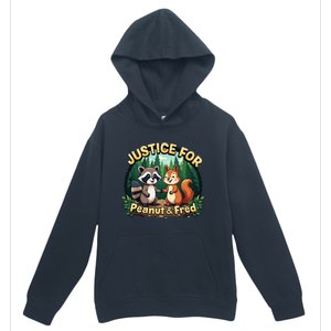 Justice For Peanut The Squirrel And Fred The Raccoon Urban Pullover Hoodie