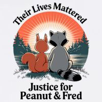 Justice For Peanut The Squirrel Justice For Fred The Raccoon Trending Design Mousepad